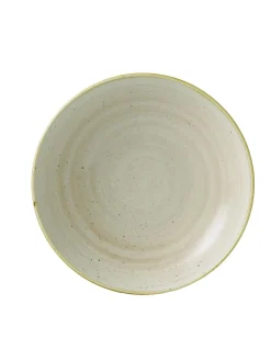CHURCHILL Assiette creuse rond Nutmeg Cream porcelaine vitrifiée Ø 24,8 cm Stonecast Nutmeg Hot