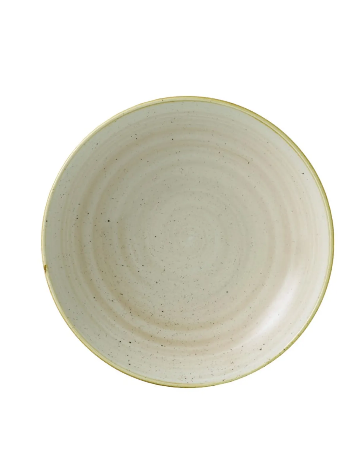CHURCHILL Assiette creuse rond Nutmeg Cream porcelaine vitrifiée Ø 18,2 cm Stonecast Nutmeg Clearance