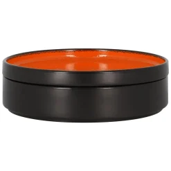 RAK Assiette creuse rond orange porcelaine vitrifiée Ø 27 cm Fire Sale