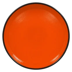 Assiette creuse rond orange porcelaine vitrifiée Ø 22,8 cm Fire - RAK Best