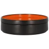 RAK Assiette creuse rond orange porcelaine vitrifiée Ø 19,9 cm Fire Online