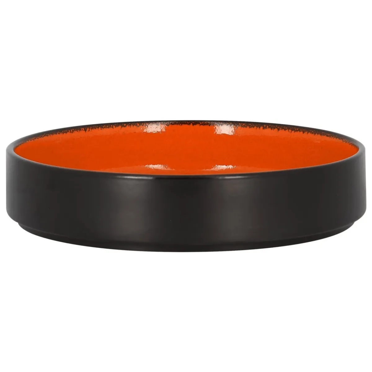 RAK Assiette creuse rond orange porcelaine vitrifiée Ø 19,9 cm Fire Online