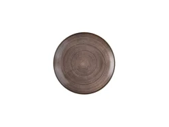 CHURCHILL Assiette creuse rond Raw Brown porcelaine vitrifiée Ø 24,8 cm Stonecast Raw Sale