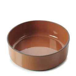 Assiette creuse rond rouge porcelaine culinaire Ø 17 cm  Caractère - REVOL Outlet