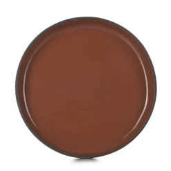 Assiette creuse rond rouge porcelaine culinaire Ø 23 cm  Caractère - REVOL Online