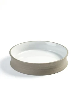 Assiette creuse rond taupe porcelaine Ø 17,5 cm Dusk - SERAX Outlet