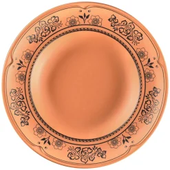 Assiette creuse rond Tero Décor Alexandria porcelaine Ø 30 cm Earth - RAK Outlet