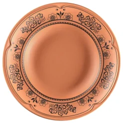 RAK Assiette creuse rond Tero Décor Alexandria porcelaine Ø 23,8 cm Earth