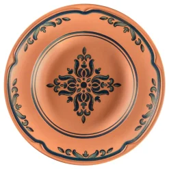 Assiette creuse rond Tero Décor Ostia porcelaine Ø 23,8 cm Earth - RAK Sale