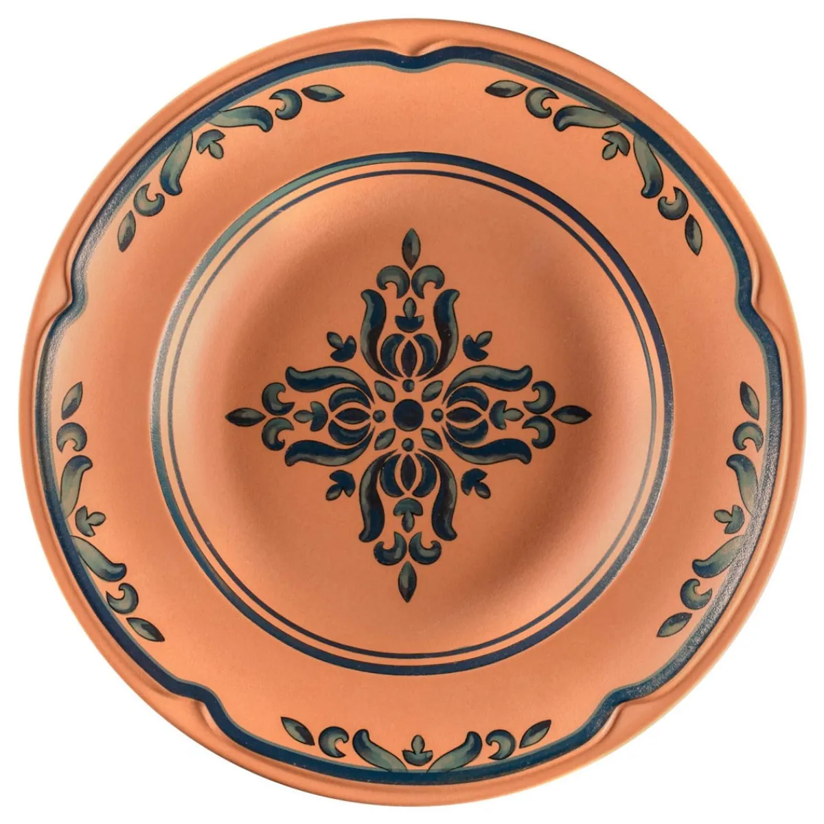 Assiette creuse rond Tero Décor Ostia porcelaine Ø 23,8 cm Earth - RAK Sale