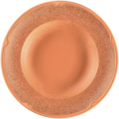 Assiette creuse rond Tero Décor Denia porcelaine Ø 26 cm Earth - RAK Online