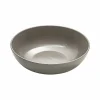 Assiette creuse rond Terre d'ombre grès émaillé Ø 25 cm Modulo Nature - DEGRENNE Hot