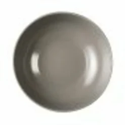 Assiette creuse rond Terre d'ombre grès émaillé Ø 25 cm Modulo Nature - DEGRENNE Hot