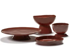 Assiette creuse rond Venetian red grès émaillé Ø 20 cm La Mère - SERAX Sale