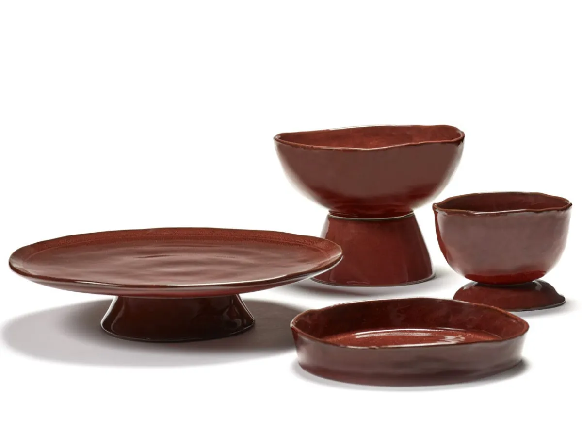 Assiette creuse rond Venetian red grès émaillé Ø 20 cm La Mère - SERAX Sale
