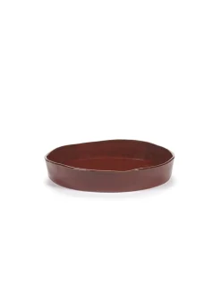 Assiette creuse rond Venetian red grès émaillé Ø 23 cm La Mère - SERAX Online