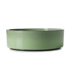REVOL Assiette creuse rond vert porcelaine culinaire Ø 17 cm Caractère Best