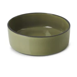 REVOL Assiette creuse rond vert porcelaine culinaire Ø 14 cm  Caractère Discount