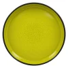 Assiette creuse rond vert porcelaine vitrifiée Ø 22,8 cm Fire - RAK New
