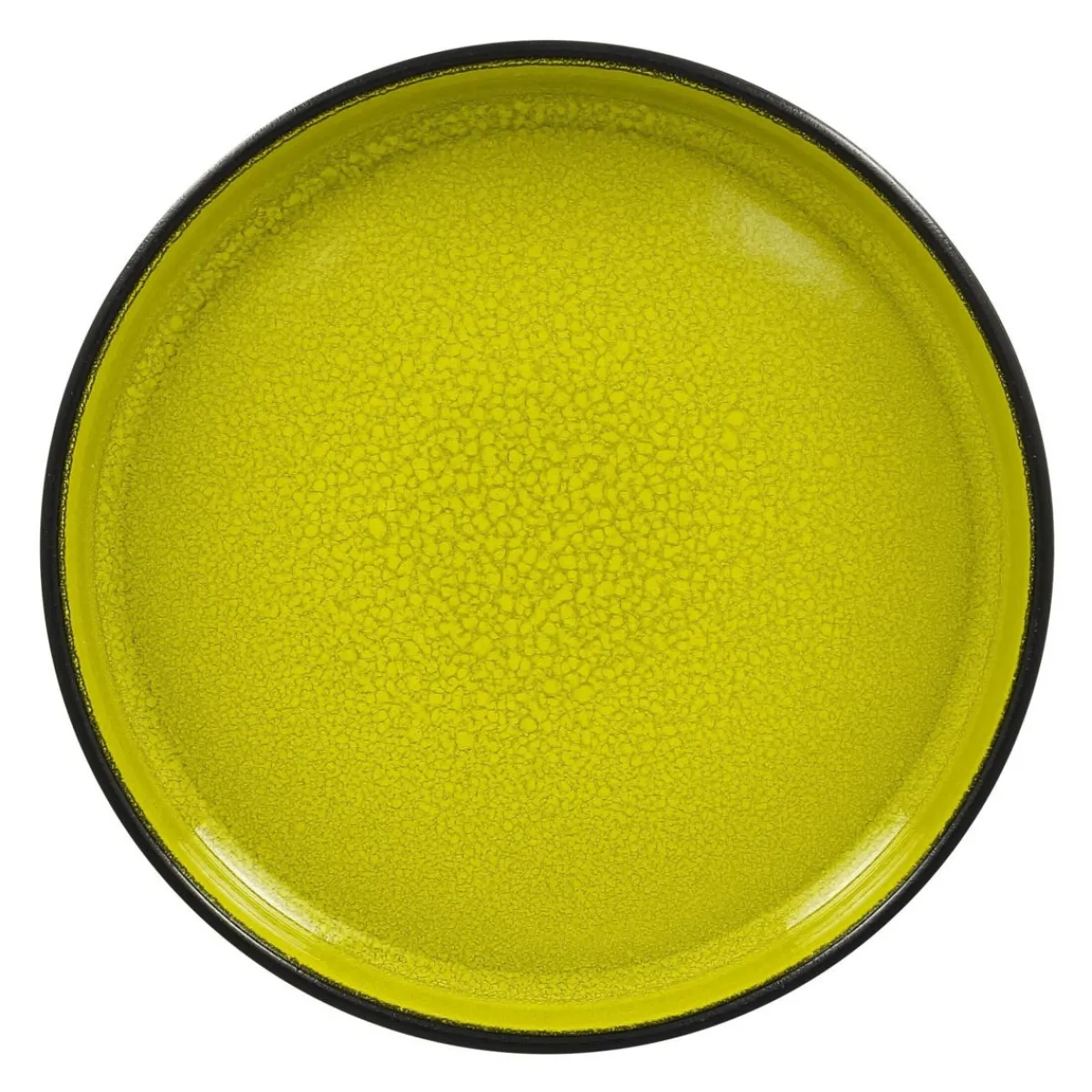 Assiette creuse rond vert porcelaine vitrifiée Ø 22,8 cm Fire - RAK New