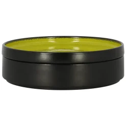 RAK Assiette creuse rond vert porcelaine vitrifiée Ø 27 cm Fire