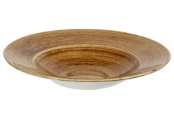 Assiette creuse rond Vintage Copper porcelaine vitrifiée Ø 28 cm Stonecast Patina - CHURCHILL Outlet
