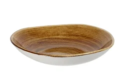 CHURCHILL Assiette creuse rond Vintage Copper porcelaine vitrifiée Ø 25,3 cm Stonecast Patina New