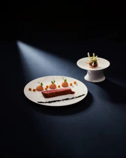 RAK Assiette creuse surélevée rond blanc porcelaine bone china 15,8x14,9 cm Bravura Outlet