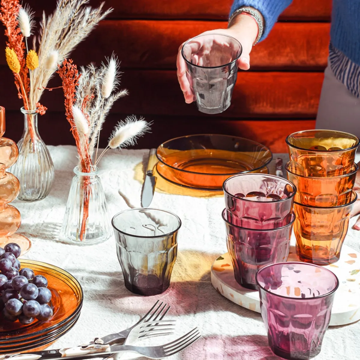 DURALEX Assiette creuse vermeil verre trempé Ø 23 cm Picardie Best