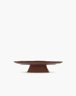 SERAX Assiette de présentation rond Venetian red grès émaillé 30,5x30,5 cm La Mère