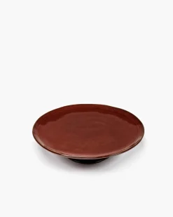 SERAX Assiette de présentation rond Venetian red grès émaillé 30,5x30,5 cm La Mère