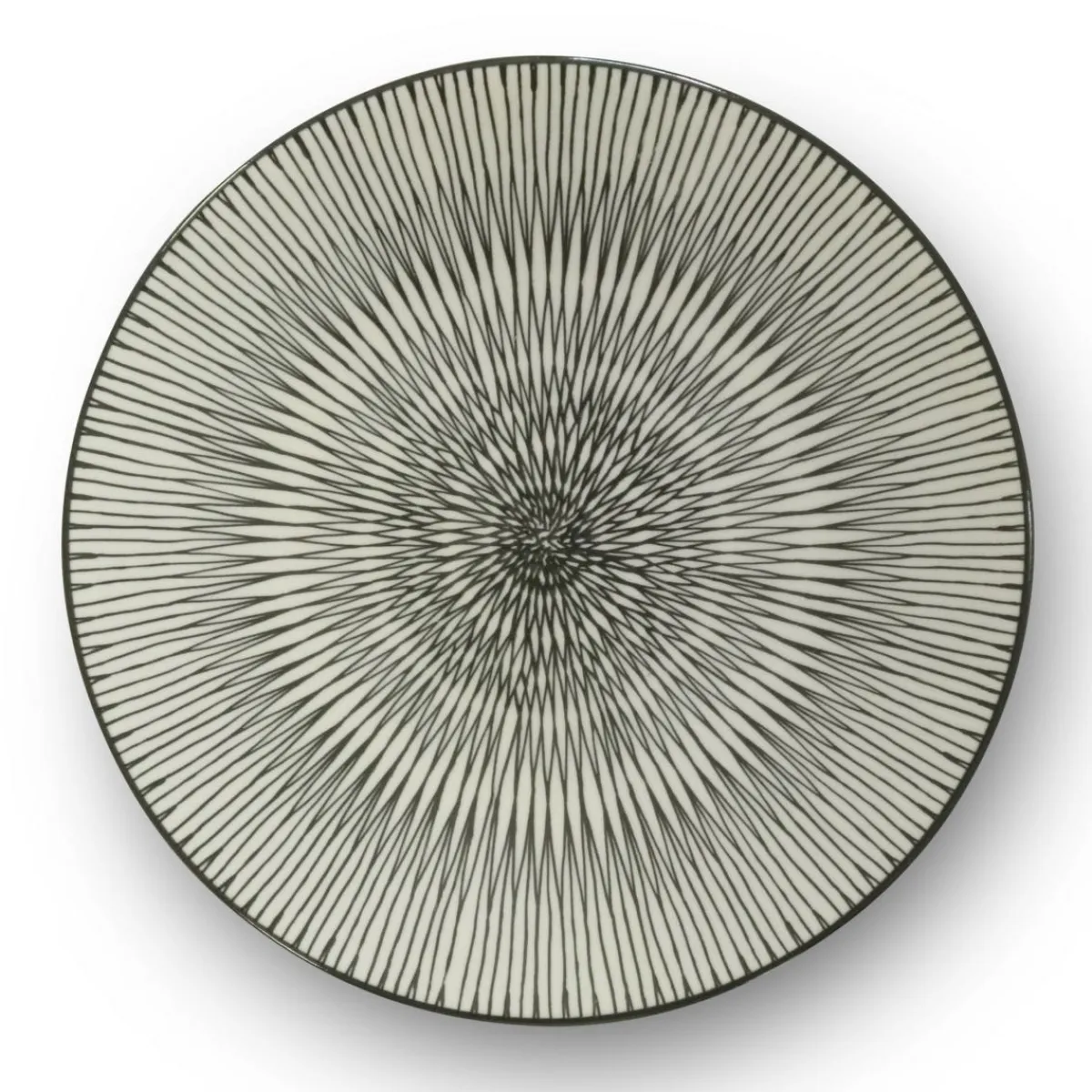 Assiette à dessert rond beige grès émaillé Ø 20,5 cm Hypnose - MEDARD DE NOBLAT Best