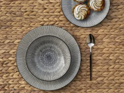 Assiette à dessert rond beige grès émaillé Ø 20,5 cm Hypnose - MEDARD DE NOBLAT Best