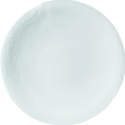 Assiette à dessert rond blanc porcelaine de limoges Ø 21,5 cm Supernature - DEGRENNE Clearance