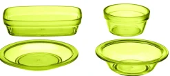 Assiette à dessert rond jaune copolyester Ø 13,4 cm Vaisselle Copolyester - SAINT ROMAIN Sale