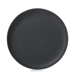 REVOL Assiette à dessert rond noir porcelaine culinaire Ø 21 cm Caractère New