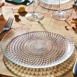 Assiette à dessert rond verre Ø 19 cm Pampille - LUMINARC Sale