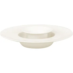 RAK Assiette extra creuse rond blanc porcelaine vitrifiée Ø 29 cm Chill New