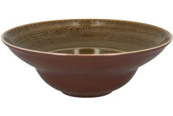 RAK Assiette extra creuse rond brun porcelaine vitrifiée Ø 26,1 cm Twirl Sale