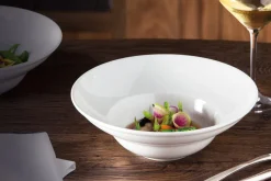 Assiette extra creuse rond ivoire porcelaine vitrifiée Ø 26 cm Classic Gourmet - RAK Discount
