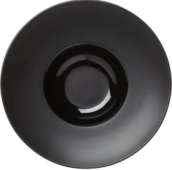 Assiette extra creuse rond noir grès émaillé Ø 27 cm Chic & Mat - PRO.MUNDI Outlet