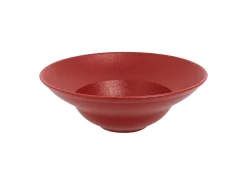 Assiette extra creuse rond rouge porcelaine vitrifiée Ø 22,7 cm Neo Fusion - RAK Clearance
