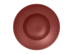 RAK Assiette extra creuse rond rouge porcelaine vitrifiée Ø 26,1 cm Neo Fusion Outlet