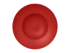 Assiette extra creuse rond rouge porcelaine vitrifiée Ø 26,1 cm Neo Fusion - RAK Best