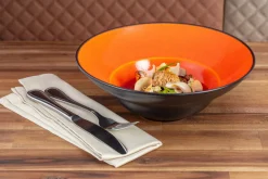 RAK Assiette extra creuse rond vert porcelaine vitrifiée Ø 26,1 cm Fire Discount