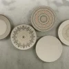 RAK Assiette extra plate rond Argila Décor Cartagena porcelaine Ø 26,5 cm Earth New