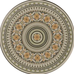 RAK Assiette extra plate rond Argila Décor Genoa porcelaine Ø 23,6 cm Earth Best