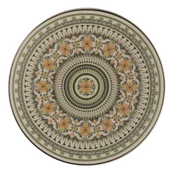 Assiette extra plate rond Argila Décor Genoa porcelaine Ø 18,7 cm Earth - RAK Outlet