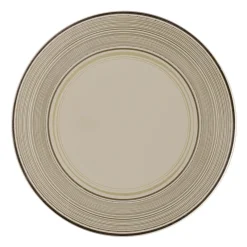 Assiette extra plate rond Argila Décor Larissa porcelaine Ø 18,7 cm Earth - RAK Discount