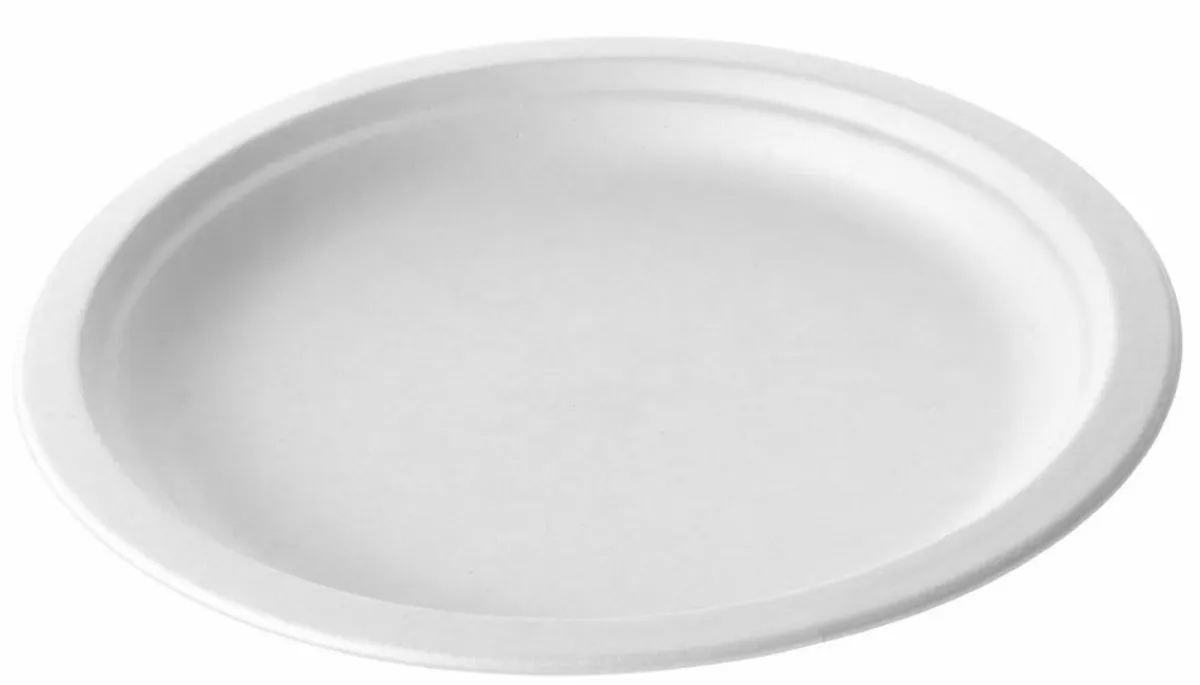 Assiette fibre végétale Ø 23 cm Oxstal (800 pièces) - PRO.MUNDI Hot
